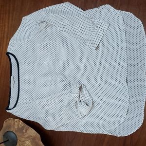 Loft polka dot blouse
